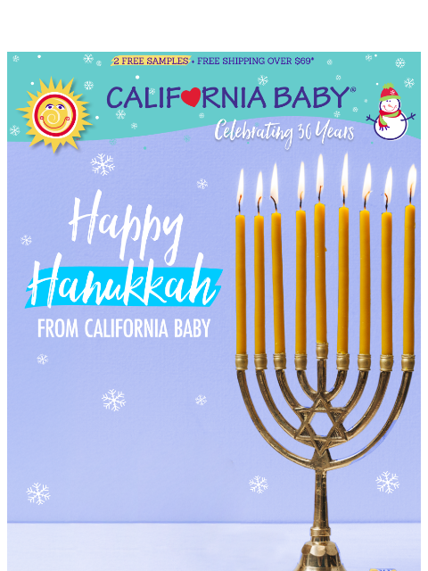 californiababy newsletter: Happy Hanukkah 🕎