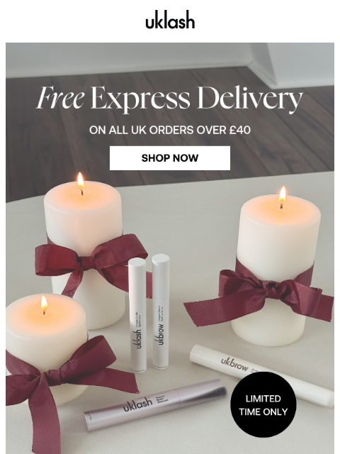 uklash newsletter: 🚨🚚 FREE Express Shipping Starts Now