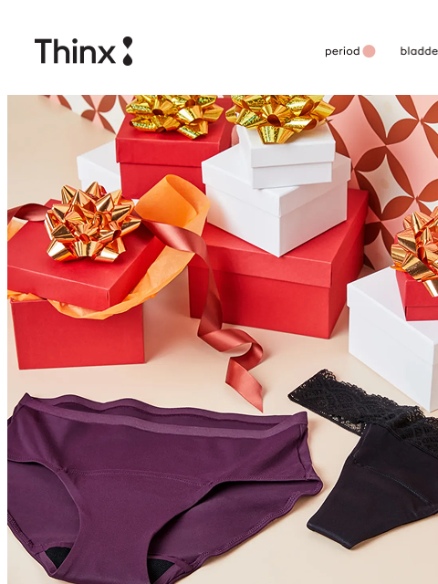 shethinx newsletter: Need last-minute gifts?!