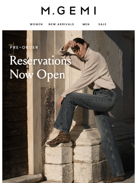 mgemi newsletter: Pre-Order NEW Colors of The Una Bootie