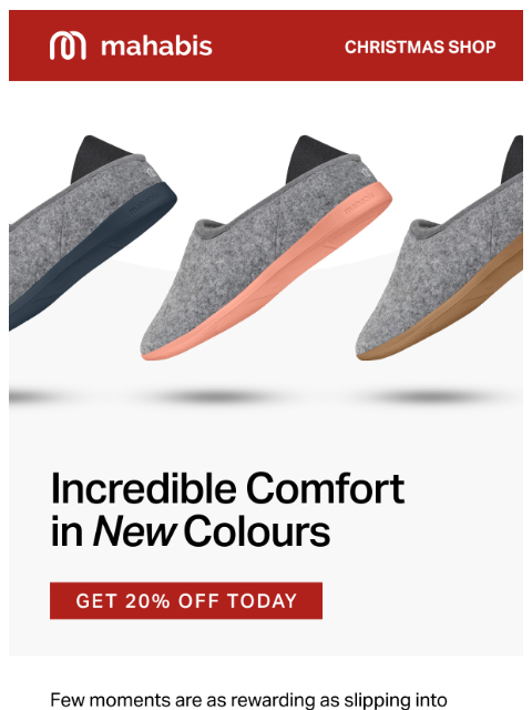 mahabis newsletter: Trending: Limited Edition Christmas Slippers