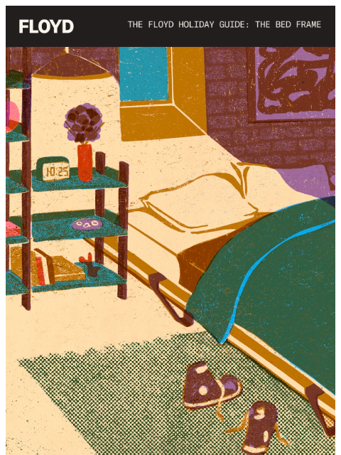 floydhome newsletter: Holiday Gift Guide: The Bed Frame