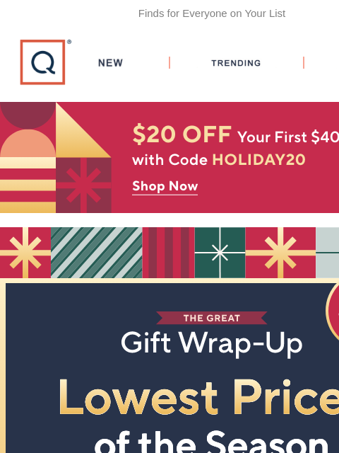 qvcemail newsletter: Hurry! Get 1,000s of Gifts by Christmas