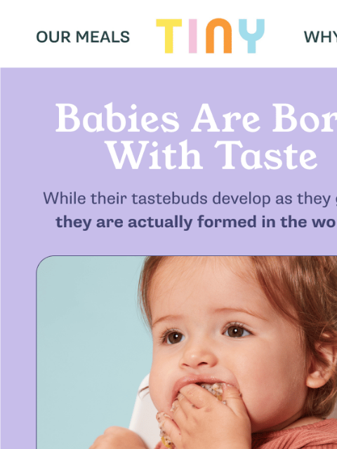 tinyorganics newsletter: Did You Know Babies Taste Before They’re Born?