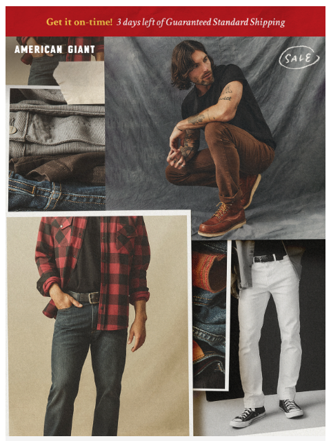 american-giant newsletter: Pants Worth Gifting (Even If It’s To Yourself)