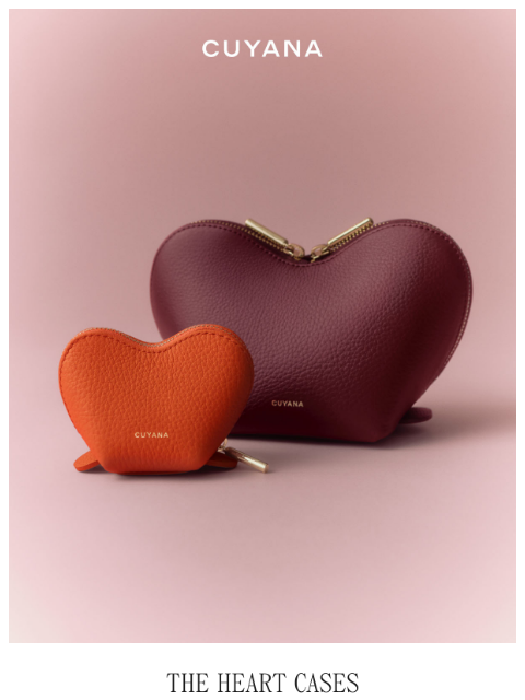 cuyana newsletter: New Heart Case Size