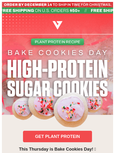 vedgenutrition newsletter: 🍪 Bake some cookies with us!