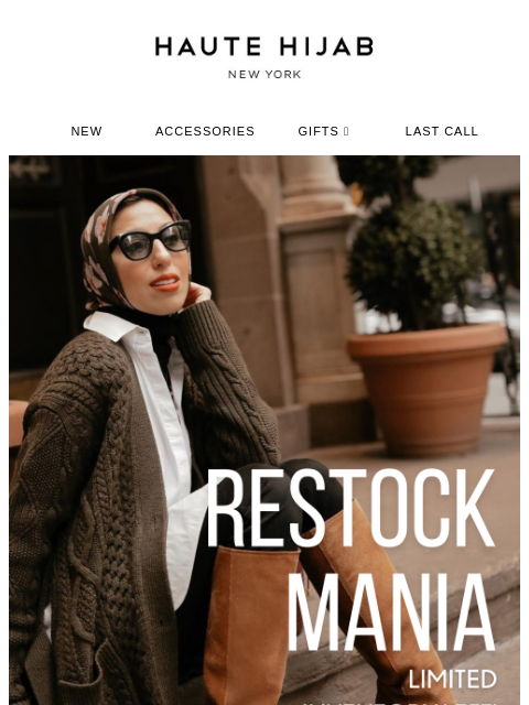 hautehijab newsletter: Restock Mania: limited inventory left! ⌛