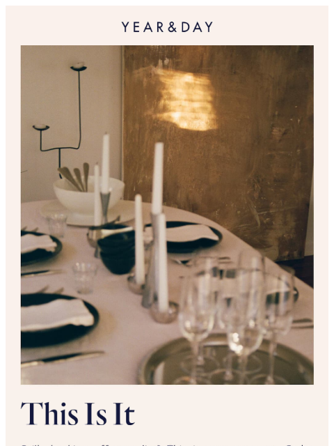 yearandday newsletter: ⌛Final hours for free shipping