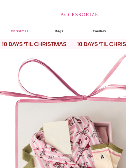 accessorize newsletter: Re that Christmas gift you still need to buy...