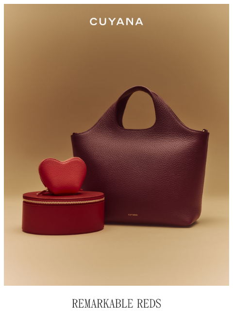 cuyana newsletter: Remarkable Reds