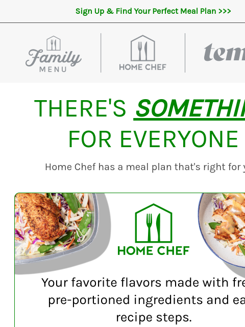 homechef newsletter: You’re a few clicks from finding the perfect meal ...