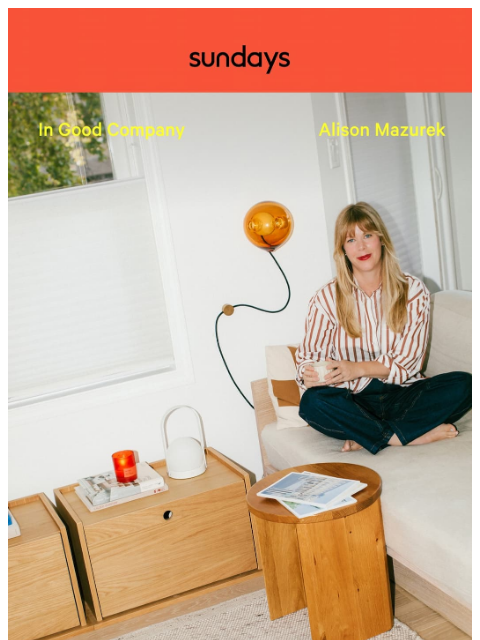 sundays-company newsletter: In Good Company: Alison Mazurek