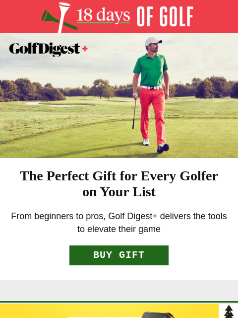 golfdigest newsletter: The year is ending, but decades of golf still rema...