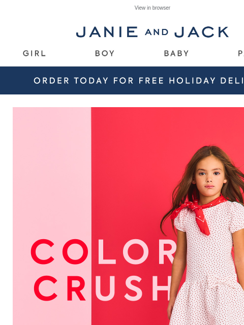 janieandjack newsletter: New arrivals from the heart