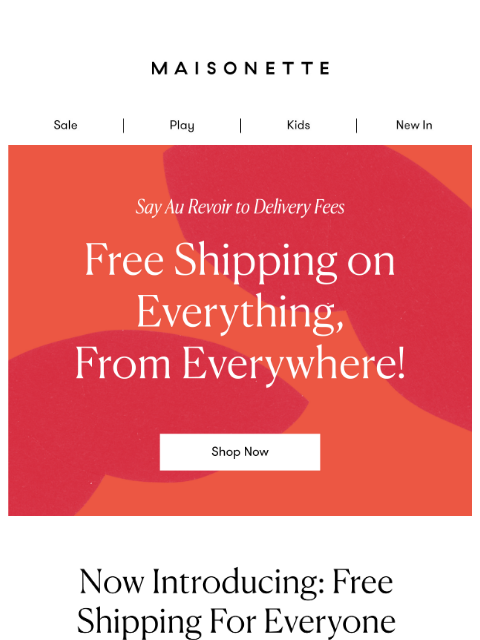 Introducing Free Shipping on Every Order, Every Day ͏ ͏ ͏ ͏ ͏ ͏ ͏ ͏ ͏ ͏ ͏ ͏ ͏ ͏ ͏ ͏ ͏ ͏ ͏ ͏ ͏ ͏ ͏ ͏ ͏ ͏ ͏ ͏ ͏ ͏ ͏ ͏ ͏ ͏ ͏ ͏ ͏ ͏ ͏ ͏ ͏ ͏ ͏ ͏ ͏ ͏ ͏ ͏ ͏ ͏ ͏ ͏ ͏ ͏ ͏ ͏ ͏ ͏ ͏ ͏ ͏ ͏ ͏ ͏ ͏ ͏ ͏ ͏ ͏ ͏ ͏ ͏ ͏ ͏ ͏