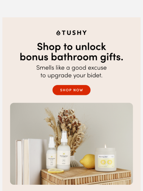 hellotushy newsletter: Unlock a Gift with $150! 🎁