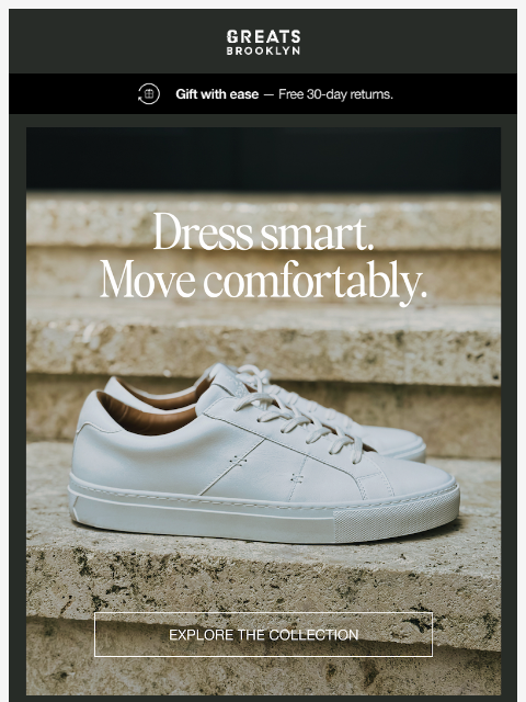 greatsbrand newsletter: Your holiday look starts from the ground up.