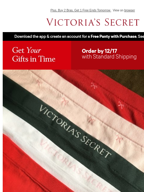 victoriassecret newsletter: Two Days Only: Panty Packs from $20