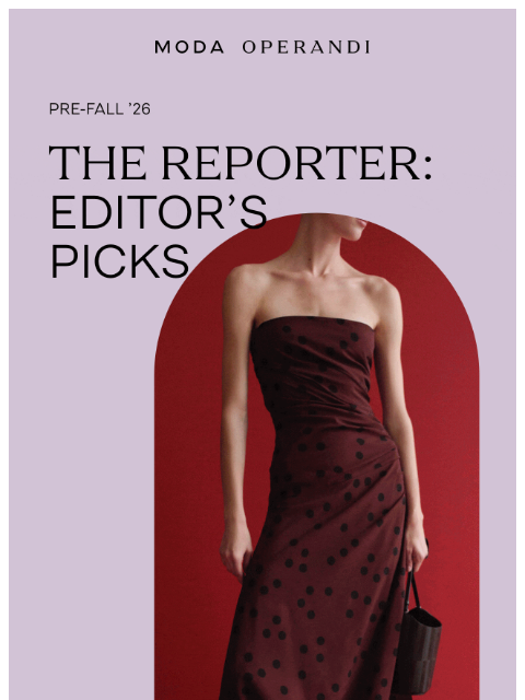 modaoperandi newsletter: The PRE-FALL ’26 report
