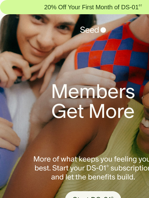 seed newsletter: Want to save 20%?