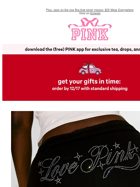 vspink newsletter: Shine Bright in Midnight Shimmer