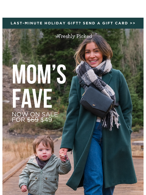 freshlypicked newsletter: Classic Fanny Pack: Holiday Must-Have at 30% Off