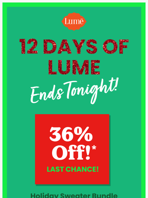 Don't miss our final 12 Days of Lume flash sales! ͏ ͏ ͏ ͏ ͏ ͏ ͏ ͏ ͏ ͏ ͏ ͏ ͏ ͏ ͏ ͏ ͏ ͏ ͏ ͏ ͏ ͏ ͏ ͏ ͏ ͏ ͏ ͏ ͏ ͏ ͏ ͏ ͏ ͏ ͏ ͏ ͏ ͏ ͏ ͏ ͏ ͏ ͏ ͏ ͏ ͏ ͏ ͏ ͏ ͏ ͏ ͏ ͏ ͏ ͏ ͏ ͏ ͏ ͏ ͏ ͏ ͏ ͏ ͏ ͏ ͏ ͏ ͏ ͏ ͏ ͏ ͏ ͏ ͏