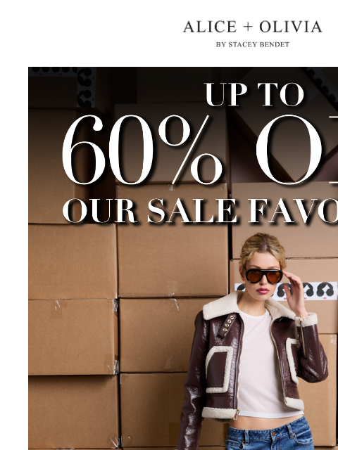 aliceandolivia newsletter: Yes, We Said 60% Off