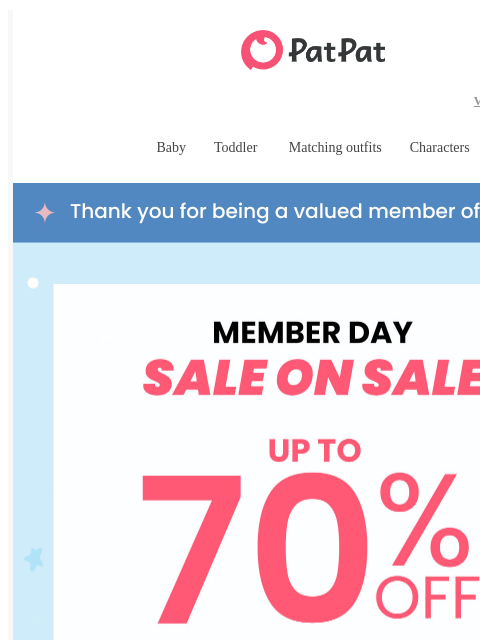 patpat newsletter: re: Congratulations, You’ve Unlocked Your Member D...