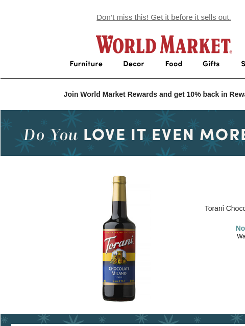 emailworldmarket newsletter: Psst. Check out the new low price on an item you l...