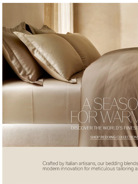 rh newsletter: A Season for Warmth. Discover the World’s Finest B...