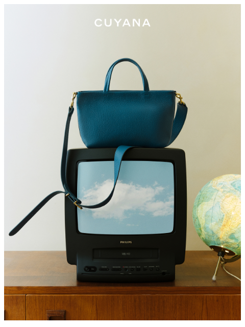 cuyana newsletter: Now Airing: Mini Travel Bags