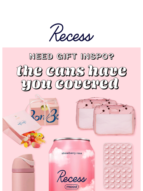 takearecess newsletter: the cans made gift guides