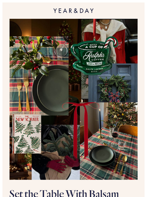 yearandday newsletter: Build your most festive table yet