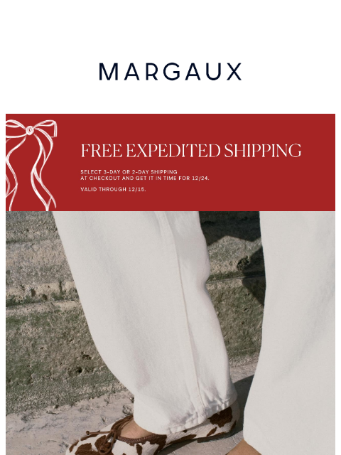 margauxny newsletter: Back in stock: The year's it-print