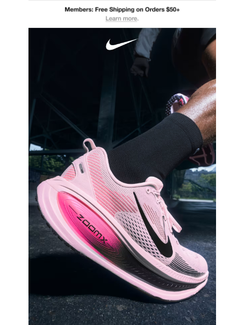 nike newsletter: Powered by comfort