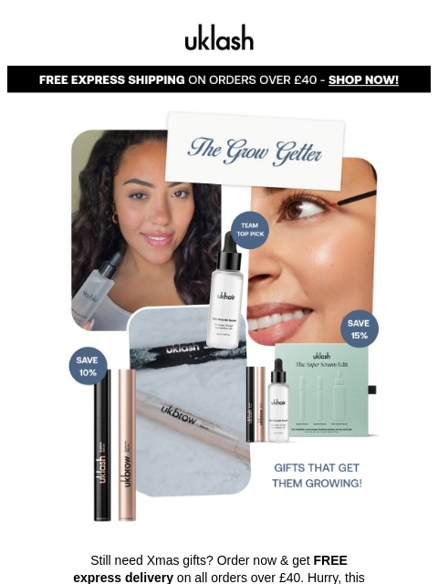 uklash newsletter: Savings on Serums + FREE Express Shipping! 💸
