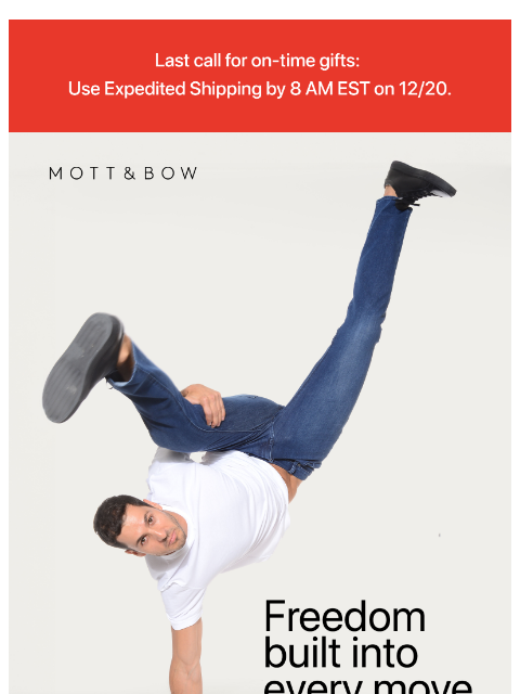 mottandbow newsletter: The jeans that set you free.
