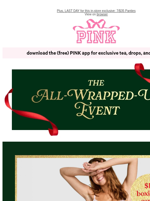 vspink newsletter: We ❤️ Naps (& Sleep from $15)