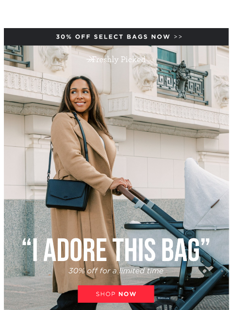 freshlypicked newsletter: Our Bestselling Ebony Classic Crossbody — 30% Off ...