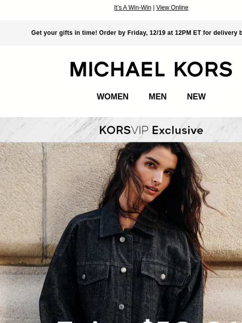 michaelkorsmail newsletter: We Give You $50 Off, You Give Them Great Gifts