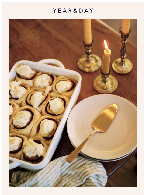 yearandday newsletter: What’s your holiday baking tradition?