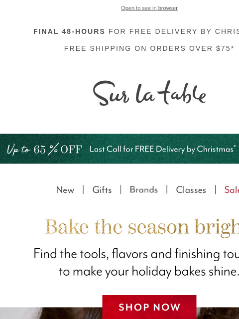 surlatable newsletter: 🥖 The Holiday Baking Guide Is Here