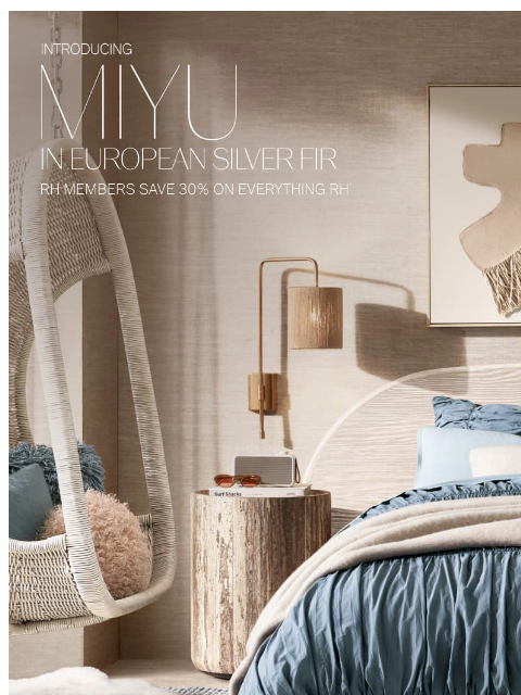 rh newsletter: Miyu from RH TEEN. Japanese-Inspired Design in Eur...