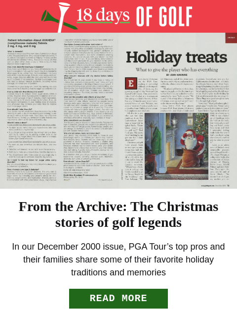 golfdigest newsletter: From the Archive: The Christmas stories of golf le...