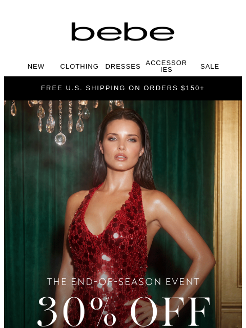 bebe newsletter: ICYMI 📣 30% Off Sitewide