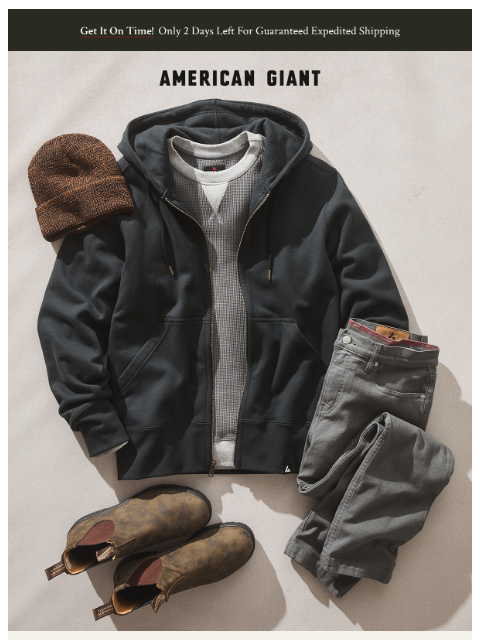 american-giant newsletter: Easy Gifting For Him