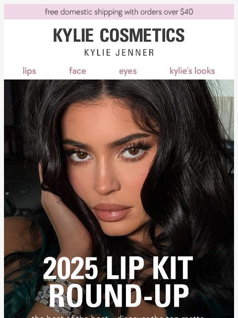 kyliecosmetics newsletter: the top lip kits of the year 💄