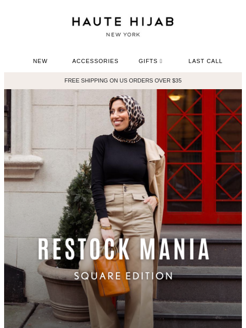 hautehijab newsletter: Restock Mania - Square Edition! 🔥